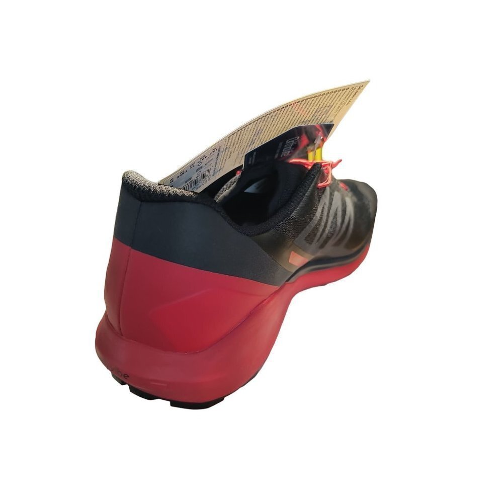 Salomon Sense Ride 4 Black/Goji Berry/Phantom Men's 12.5 NIB - Picture 4 of 7
